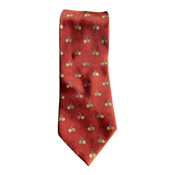 Loewe Madrid Red Frutos Tie Red Silk - Picture 1 of 6
